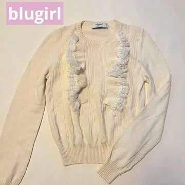 blugirl 니트 레이스 프릴