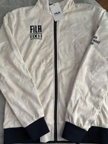 FILA 자켓 화이트/네이비 휠라