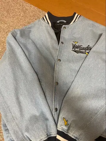 Mark Gonzales 바시티 자켓 L 데님