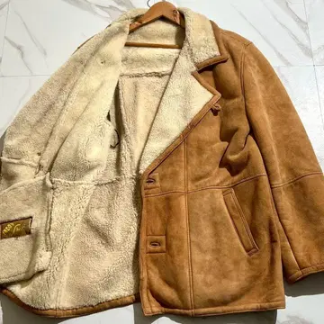 EU50 Shearling 런치 코트 리얼 무스탕 보아 자켓 양가죽