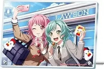 뱅드림! LAWSON 콜라보 아크릴 스탠드 플레이트