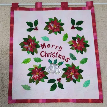 하와이안 퀼트 Xmas 태피스트리