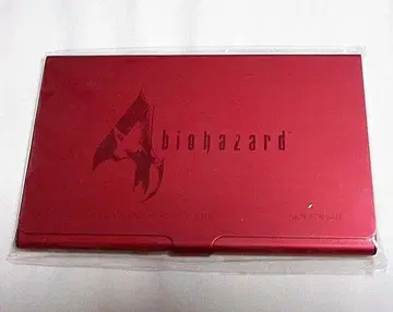 바이오하자드 4 예약 특전 명함지갑 미개봉 새상품