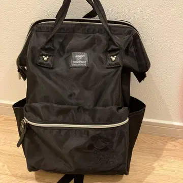 anello 미키마우스 블랙 백팩