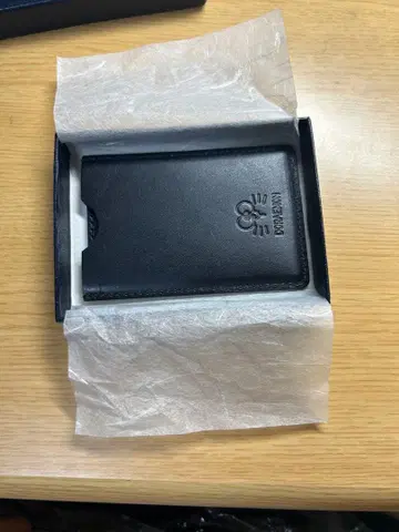 도라에몽 패스 케이스 소가죽 스테인리스 거울