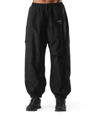 LYFT V-FORM WIDE TRACK PANTS - BLACK M