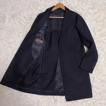 [최근 모델 울 100%] 유나이티드 애로우즈 체스터 코트 빨간색 택