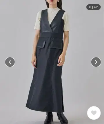 CITY 클리어 코튼 살로펫 원피스