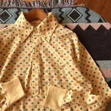 [ 컨디션 최상 ] EVISU 모노그램 풀오버 티셔츠 피케 셔츠 에비수