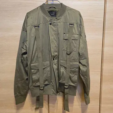 ZARA MAN 밀리터리 블루종 M