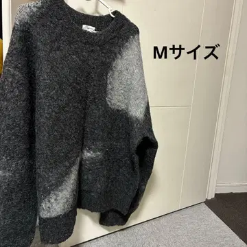 [ epnok ] 추상 루즈 니트 그레이 M 사이즈