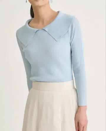 아나이 리브 니트 풀오버 미사용 새상품