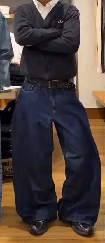 GAP 슈퍼 배기 데님 허리 28