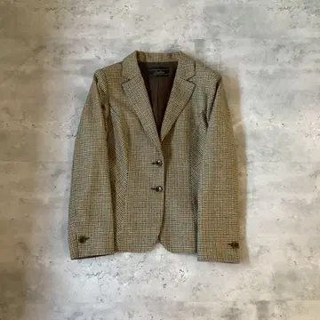 Leilian 레리안 자켓 하운드투스 체크 멀티 컬러