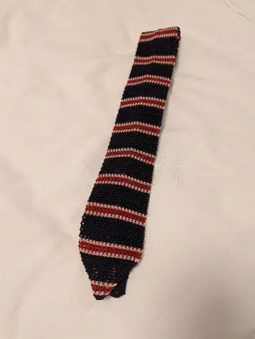 Liverano & Liverano 리베라노 니트 타이 (네이비 레드)