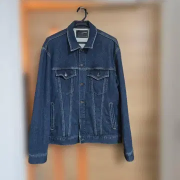 EDWIN 다크 블루 데님 자켓