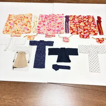 덤 포함 아존 퓨어니모 기모노 유카타 하카마 묶음 판매