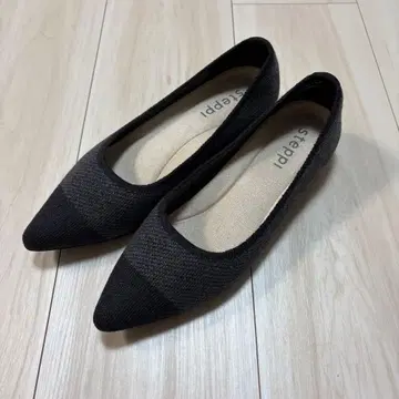 [컨디션 최상] steppi 플랫슈즈 블랙