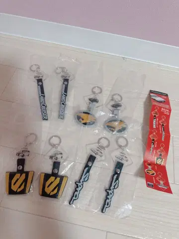 도요타 엠블럼 러버 키링 8개 세트