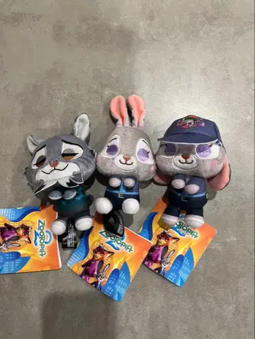 주토피아2 & you 마스코트 3종 세트