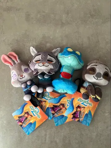 주토피아 2 & you 마스코트 vol.2 전 4종 컴플리트 세트