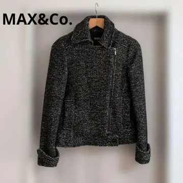 MAX&Co. 트위드풍 자켓 알파카&모헤어 혼방 사이즈 M