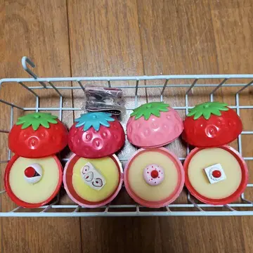 스트로베리링 1, 2 캡슐 토이 4개 세트