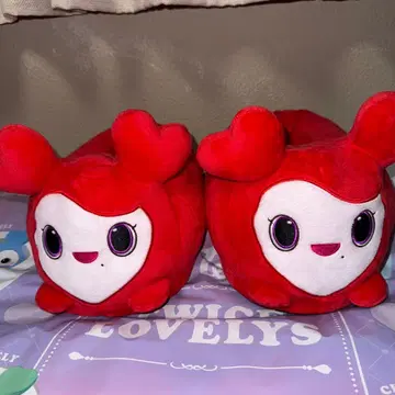 GIGO 한정판 TWICE LOVELYS 봉제 인형 슬리퍼 채영