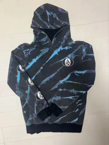 Volcom 타이다이 패턴 후드티
