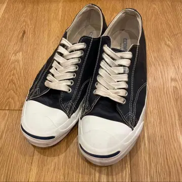 90s 잭 퍼셀 USA제 26cm 네이비 가죽 그런지