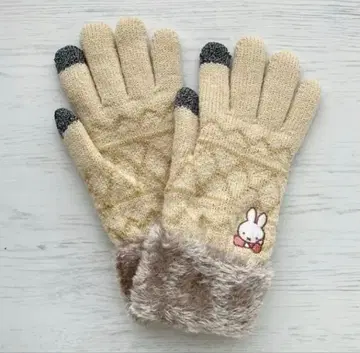 새상품 미피 스마트폰 대응 케이블 장갑 페이스 턱 괴기