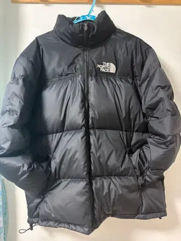THE NORTH FACE 눕시 700필 블랙 다운 자켓 M