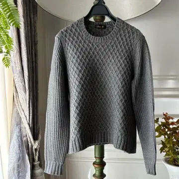 드로어 울 캐시미어 니트