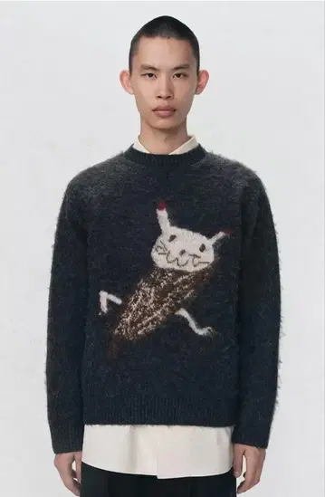 ZARA SOSHIOTSUKI 브러쉬드 인터샤 니트 M 사이즈