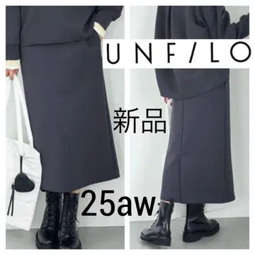 새상품 미사용 UNFILO 뷰티 폼 저지 I 라인 스커트 S