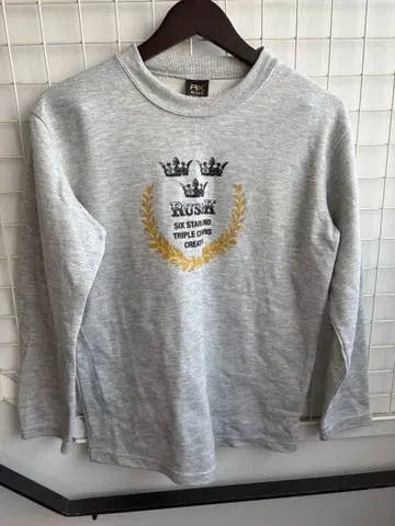 RUSS'K 그레이 긴팔 트레이닝복 M