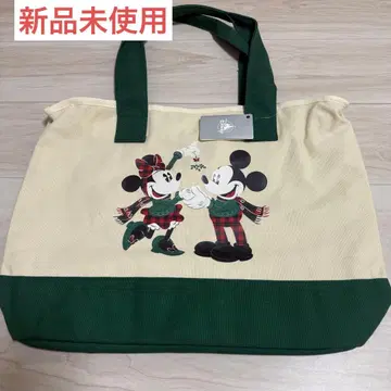 디즈니 스토어 크리스마스 미키 미니 토트백