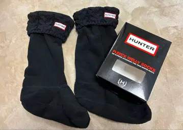새상품 헌터 HUNTER Fleece Socks M 부츠삭스 블랙