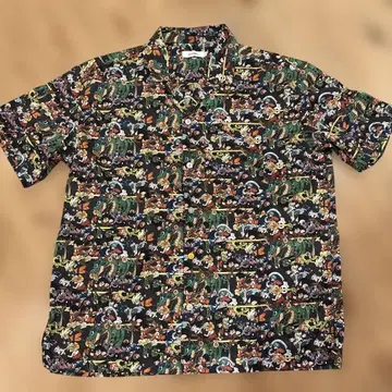 graniph 드래곤볼 올 패턴 반팔 셔츠 S