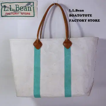 80's 빈티지 L.L.Bean FACTORY 택 가죽 팩토리