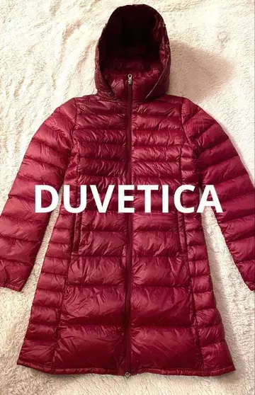 듀베티카 여성용 다운 코트 레드 사이즈 40S 새상품급
