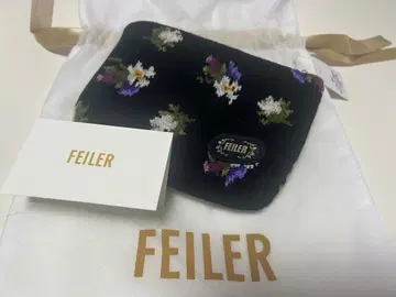 FEILER 꽃무늬 자수 파우치 일본제