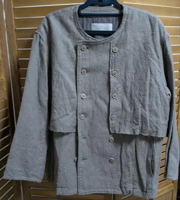 SHUKADO 브라운 노카라 자켓 M 사이즈