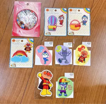 호빵맨 뮤지엄 한정판 와펜 스티커 세트