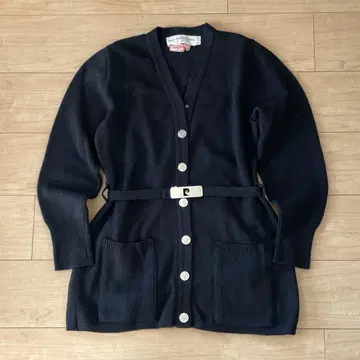 pierre caldin 벨트 포함 가디건 vintage