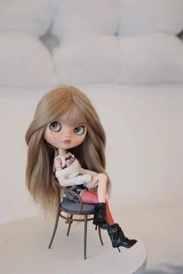 브라이스 아이시 인형 신발 블랙 숏부츠