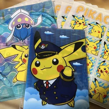 가득! 포켓몬 센터 피카츄 클리어 파일 세트