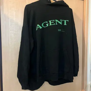 TENDER PERSON AGENT 후드티 사이즈 2 블랙