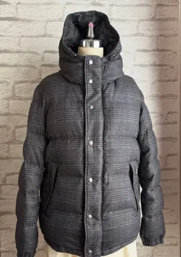 베이크루즈 [ INHERIT ] 글렌체크 다운 자켓