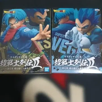 드래곤볼 초전사 열전 II 피규어 2체 세트 시대를 초월한 부자 레어